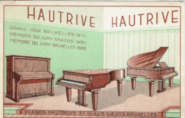 BRUXELLES-SCHAERBEEK-PLACE LIEDTS-PIANOS HAUTRIVE-STAND EXPOSITION 1935-PALAIS DES ARTS DECORATIFS-MUSIQUE - Schaarbeek - Schaerbeek