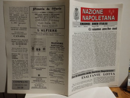 Italia Napoli Giornale NAZIONE NAPOLETANA Edizione Nord Italia. Anno I. N.1 Gennaio 1996 - First Editions