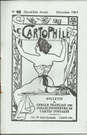 LE CARTOPHILE N°15 , Décembre 1969 , COMTE LAMBERT , ENTREES DES STATIONS DE METRO , Etc... - French