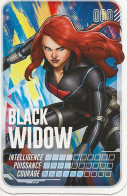 MARVEL - PARS EN MISSION - CARTE N°60  - BLACK WINDOW - Marvel