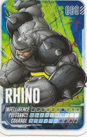 MARVEL - PARS EN MISSION - CARTE N°69  - RHINO - Marvel