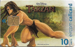 Ireland - Eircom - Tarzan Stretching - 10Units, 11.1999, 75.000ex, Used - Irlanda