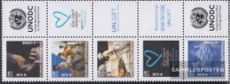 UN - Vienna 634Zf-638Zf Zehnerblock (complete Issue) Unmounted Mint / Never Hinged 2010 Grußmarken - Unused Stamps
