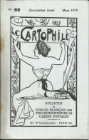 LE CARTOPHILE N°52 , Mars 1979 , PUB. JOB , CP DE NOEL , Gaston OUVRARD , LES PERSONNAGES TYPES CP  DE TUNISIE , Etc... - Frans