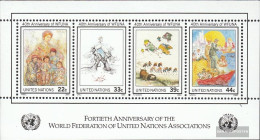 UN - New York Block9 (complete Issue) Unmounted Mint / Never Hinged 1986 40 Years WFUNA - Blokken & Velletjes