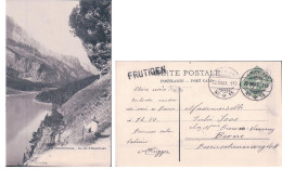 Am Oeschinensee BE + Cachet Linéaire FRUTIGEN (22.8.1907) - Frutigen