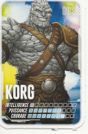 MARVEL - PARS EN MISSION - CARTE N°93  - KORG - Marvel