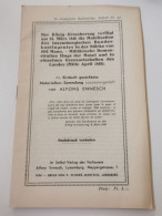 Petit Livre, Der Konig Grossherzog... 1938 - Other & Unclassified