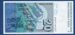 SWITZERLAND - P.55e(1) - 20 Francs 1983 UNC, Serie 83P1164327   -signatures: Wyss & P. Languetin - Switzerland