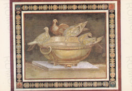 CARTOLINA  ROMA,LAZIO-MUSEI CAPITOLINI-MOSAICO DELLE COLOMBE-MEMORIA,CULTURA,RELIGIONE,BELLA ITALIA,NON VIAGGIATA - Musei