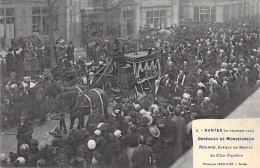 EVENEMENT Event - 44 - NANTES (20/02/1914) Obsèques De Monseigneur ROUARD, Evêque De NANTES - CPA Loire Atlantique - Funeral