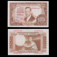 España.100 Pts.SC UNC.1953.JULIO ROMERO.Nº 1T 3076169 - 100 Pesetas