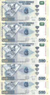 CONGO 500 FRANCS 2020 UNC P 96 C ( 5 Billets ) - Ohne Zuordnung