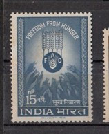 INDIA, 1963 LOT Of 10 STAMPS,  Freedom From Hunger, Hands For Food,  MNH, (**) - Ongebruikt