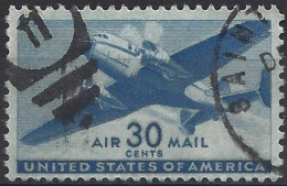 United States 1941 - Mi 505 - YT Pa 31 ( Airplane Twin-Motored ) - 2a. 1941-1960 Usati