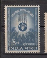 INDIA, 1963,  Freedom From Hunger, Hands For Food,  MNH, (**) - Ongebruikt