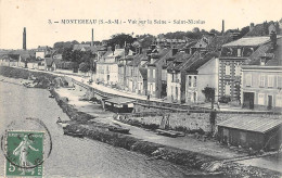 Montereau          77        Vue Sur La Seine. Saint Nicolas          (voir Scan) - Montereau