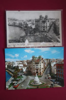 2 PCs Lot - Africa. ESPAÑA, CEUTA , Plaza General Galera Y Nuevo Paseo Maritimo Calvo Sotelo.- Old Postcard - Ceuta