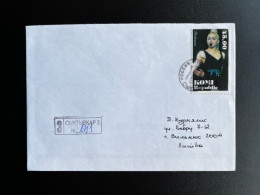 RUSSIA KOMI 1998 REGISTERED LETTER SYKTYVKAR TO LITHUANIA 17-06-1998 RUSSIAN FEDERATION MUSIC MADONNA - Cartas & Documentos