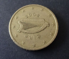 2002 IRLANDE IRELAND  EURO 50 CENT EIRO CIRCULEET COIN - Irlanda