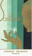 Carte Parfum SCINTILLANTE De LORENZY PALANCA - Anciennes (jusque 1960)