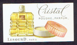 Carte Parfum CRISTAL De LESOURD - Anciennes (jusque 1960)