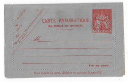 Carte Lettre Pneumatique Entier 1,25 F Chaplain Yv 2616 Coin Inf Gauche Pli - Pneumatic Post