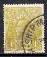 Australia - Scott #73a - P14 - Used - Pulled Perf UR Corner - SCV $50 - Used Stamps