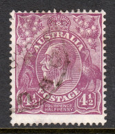 Australia - Scott #74a - Used - P13½X12½ - Pencil/rev. - SCV $32 - Used Stamps