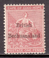 Bechuanaland - Scott #6 - MH - Gum Toning - SCV $18 - 1885-1895 Kolonie Van De Kroon