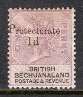 Bechuanaland - Scott #60 - MH - Broken “P” UL - See Description - SCV $20 - 1885-1964 Bechuanaland Protectorate