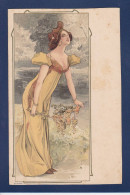 CPA Art Nouveau Femme Woman Non Circulé - Sonstige & Ohne Zuordnung