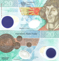 Poland 20 Złoty 2022 P-197 550th Anniversary Of Birth Of Nicolaus Copernicus (in Folder) UNC - Pologne