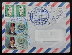 Egypt 2019 Cover With  100th Anniversary Of The 1919 Revolution And King Pharaoh Tuhotmos Lll Stamps Returned To Sender - Brieven En Documenten