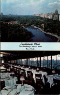 New York City Penthouse Club Overlooking Central Park Split View - Central Park