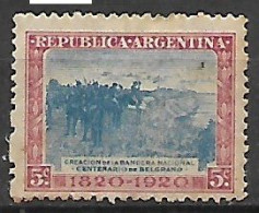 ARGENTINA  1920  CENTENARIO DELLA  MORTE DEL GENERALE MANUEL BELGRANO  YVERT. 253 MLH VF - Nuevos