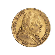 Louis XVIII-20 Francs 1815 Paris - 20 Francs (or)