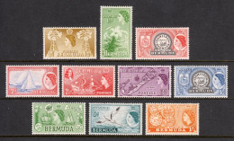 Bermuda - Scott #143//155 - MH - Short Set, 10 Values - SCV $11 - Bermuda