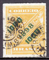 Brazil - Scott #126 - Used - 2 Tiny Thins At Top - SCV $35 - Gebraucht