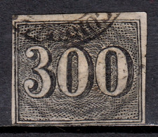 Brazil - Scott #27 - Used - 4 Margins, Tight At Bottom - SCV $72 - Used Stamps