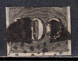 Brazil - Scott #27 - Used - Large Thin, 3 Margins - SCV $72 - Oblitérés