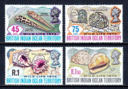 British Indian Ocean Territory - Scott #59-62 - MNH - SCV $12 - Territorio Britannico Dell'Oceano Indiano