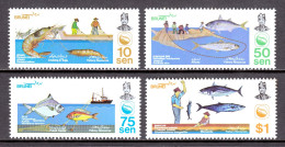 Brunei - Scott #300-303 - MNH - Some Toning, Fingerprints On Gum - SCV $15.60 - Brunei (...-1984)