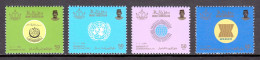 Brunei - Scott #320-323 - MNH - SCV $4.00 - Brunei (1984-...)