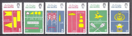 Brunei - Scott #350-355 - MNH - Perf Toning #353 - SCV $12.00 - Brunei (1984-...)