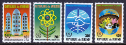 Burundi - Scott #639-642 - MNH - Lt. Crease #640, Gum Bump #642 - SCV $11 - Nuevos