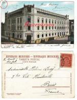 El Correo Mexico Mexique 1907 Timbre Obliteration Cachet CPA Carte Postale Tarjeta Postal Old Postcard - Mexiko