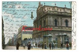 Biblioteca Nacional De Mexico Mexique 1907 Timbre Obliteration Cachet CPA Carte Postale Tarjeta Postal Old Postcard - Mexiko