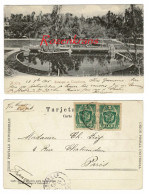 Estanque En Chapultepec Mexico Mexique 1905 Timbre Obliteration Cachet CPA Carte Postale Tarjeta Postal Old Postcard - Mexiko