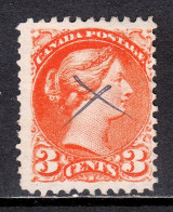 Canada - Scott #37iii - Used - Short Perfs At Left - UN $15 - Used Stamps